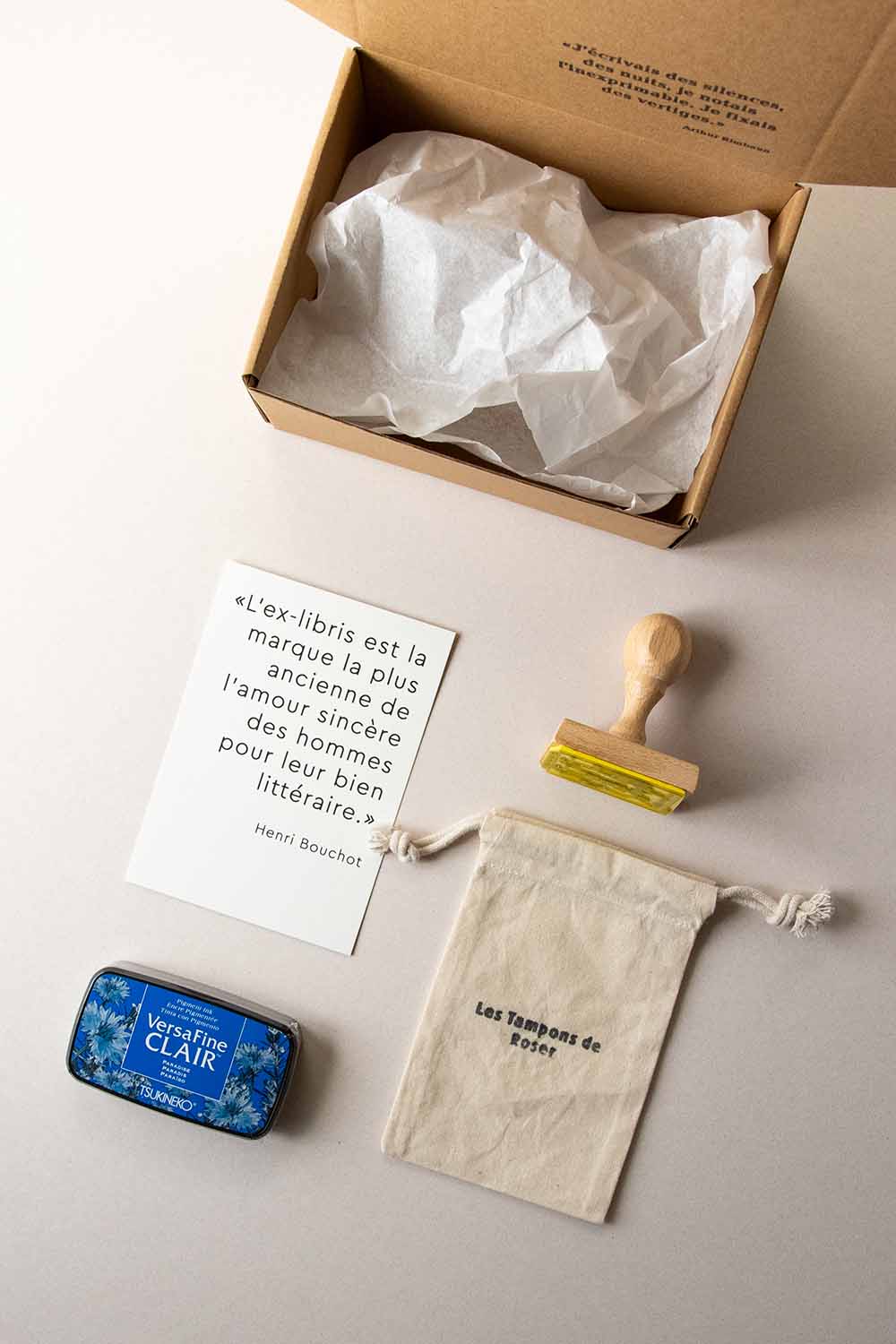 Envoltorio ex-libris Librero de París