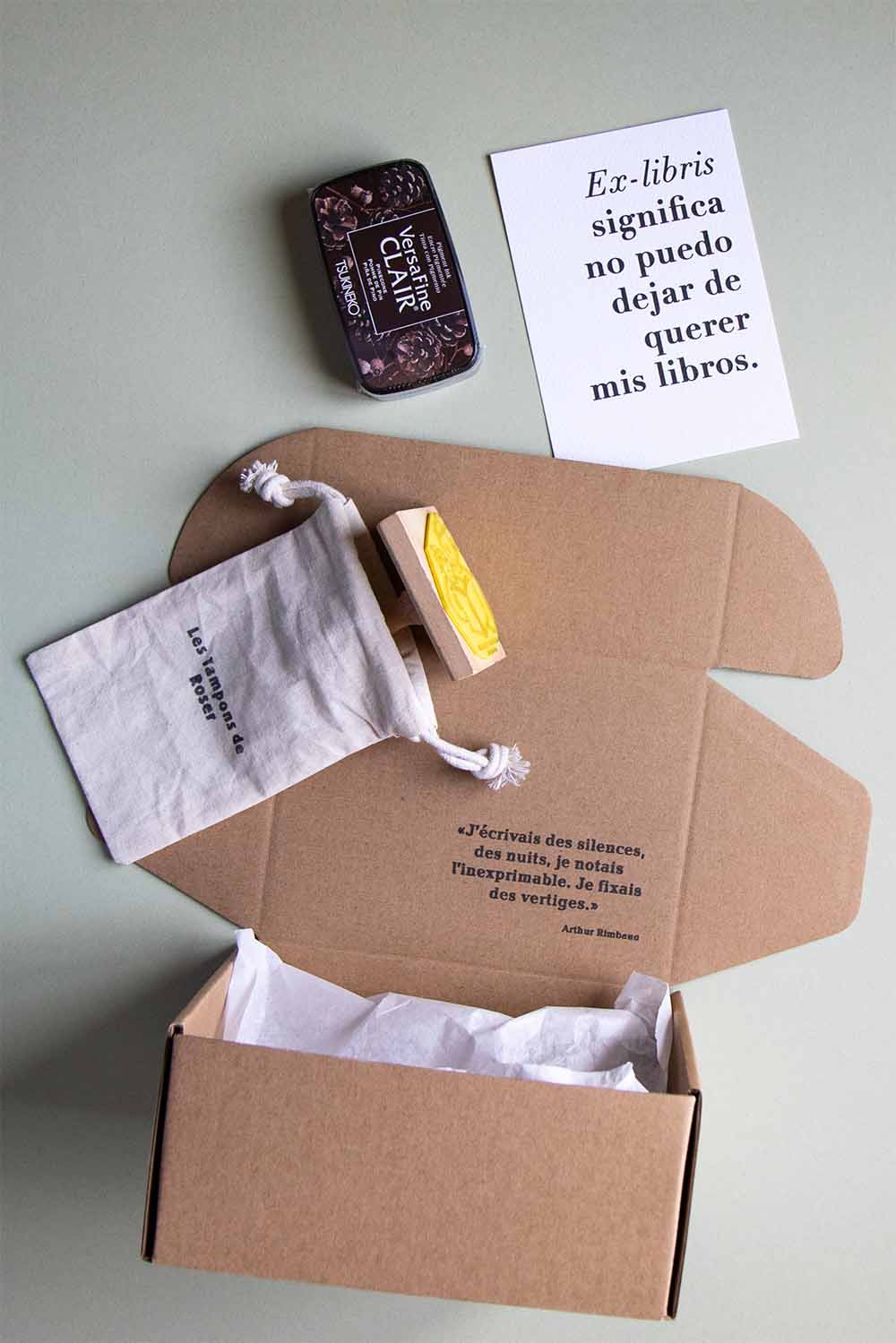 Envoltorio ex-libris madre e hija