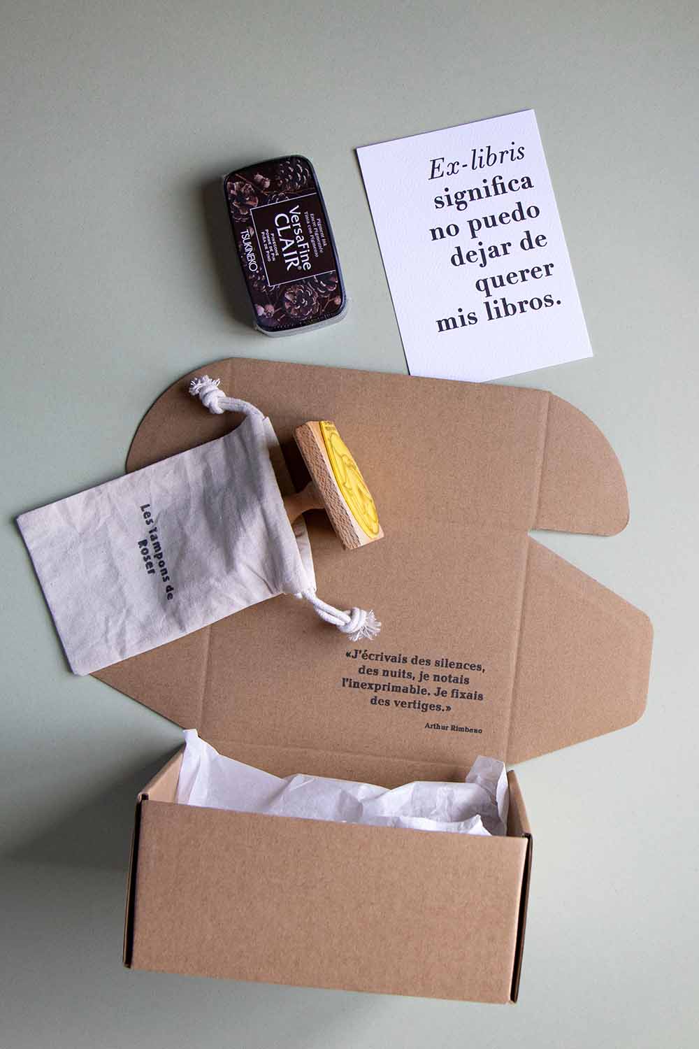 Envoltorio ex-libris magnolia