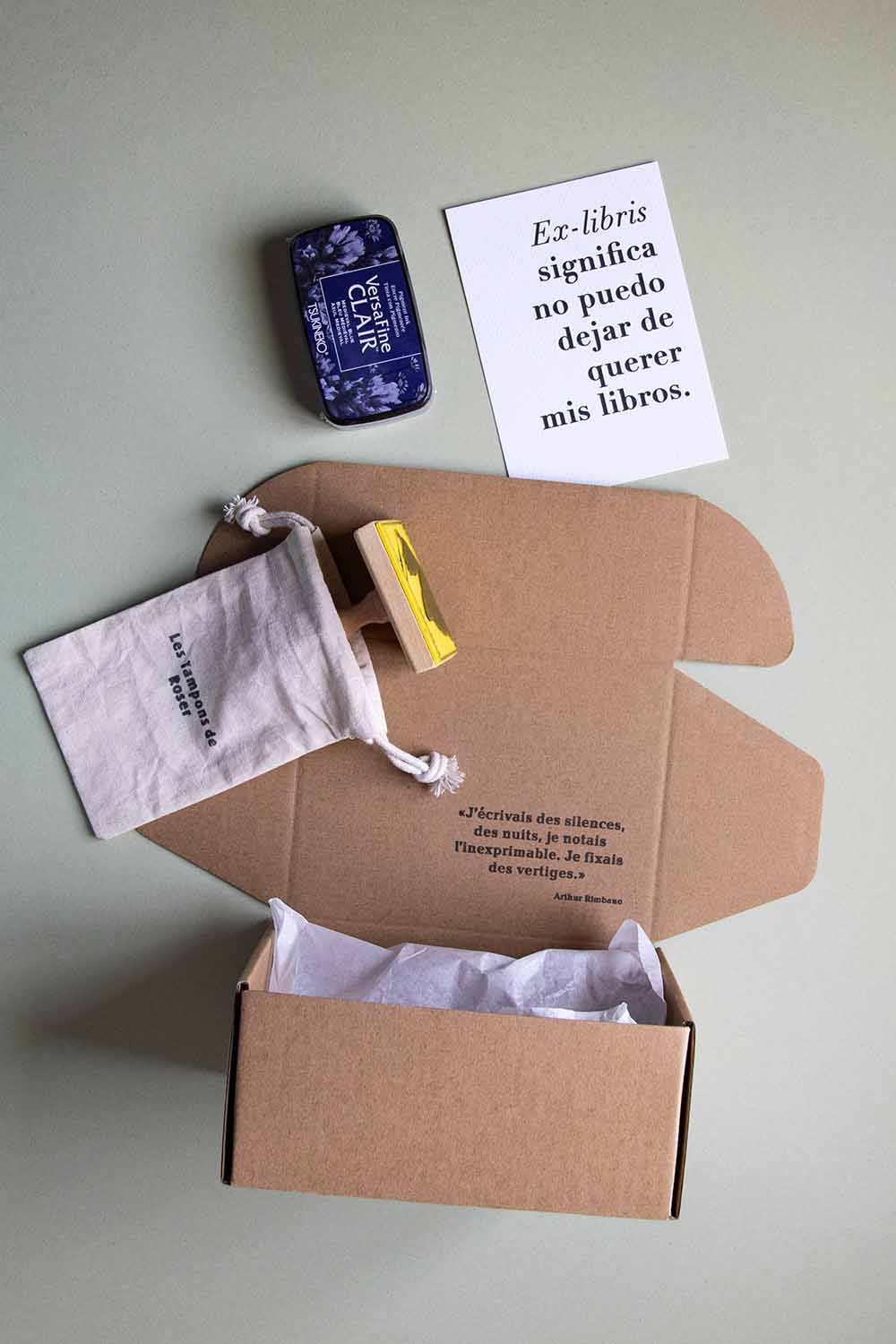 Envoltorio ex-libris montaña